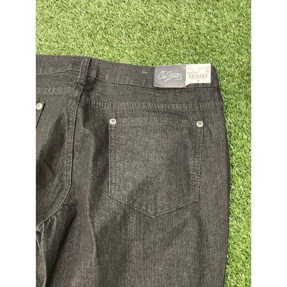 Womens City Streets NWT Black Rinse Size 13 Stretch Jeans - Picture 10 of 10